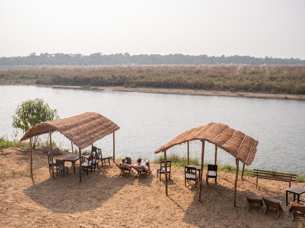 Jungle Wildlife Camp Hotel Sauraha Exterior foto
