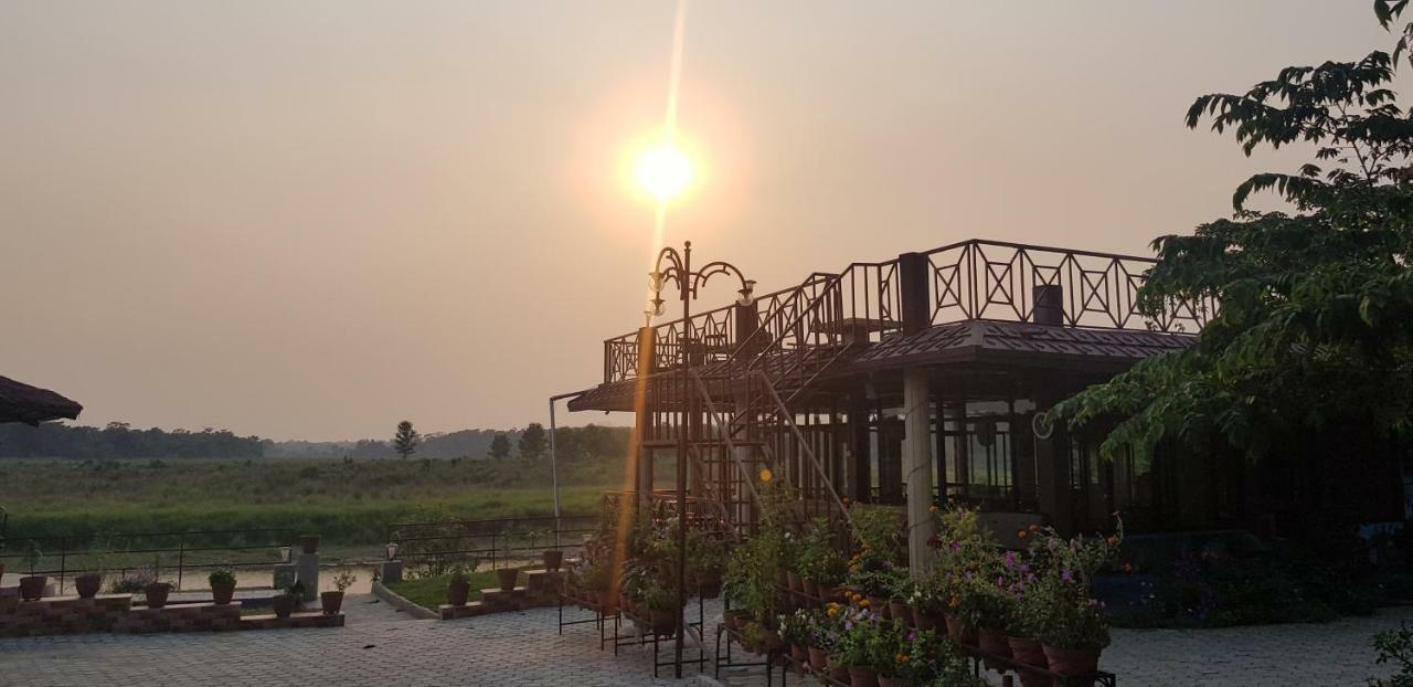 Jungle Wildlife Camp Hotel Sauraha Exterior foto